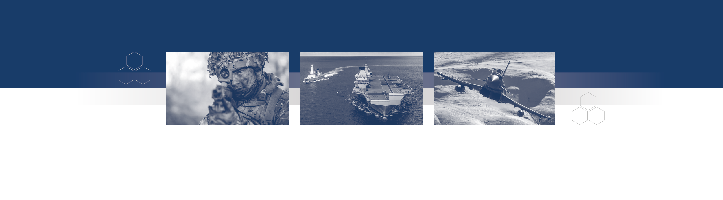 STS Defence Web page banner capabilities land air sea case studies
